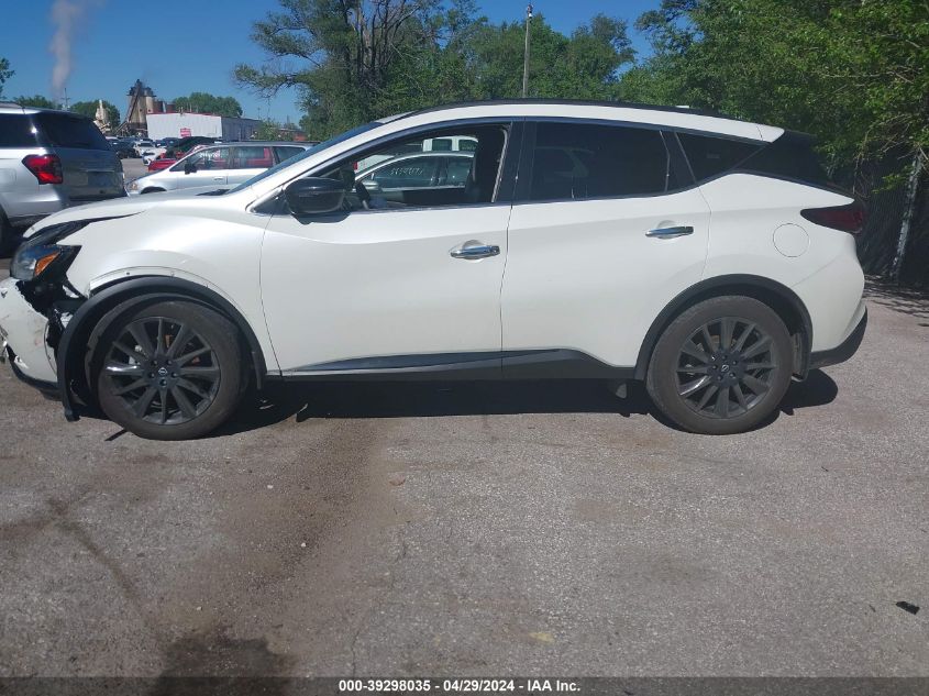 2023 Nissan Murano Sv Fwd VIN: 5N1AZ2BJ1PC126934 Lot: 39298035