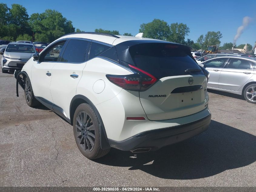 2023 Nissan Murano Sv Fwd VIN: 5N1AZ2BJ1PC126934 Lot: 39298035