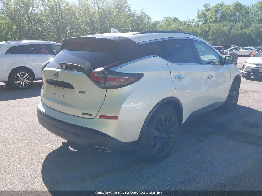 2023 Nissan Murano Sv Fwd VIN: 5N1AZ2BJ1PC126934 Lot: 39298035