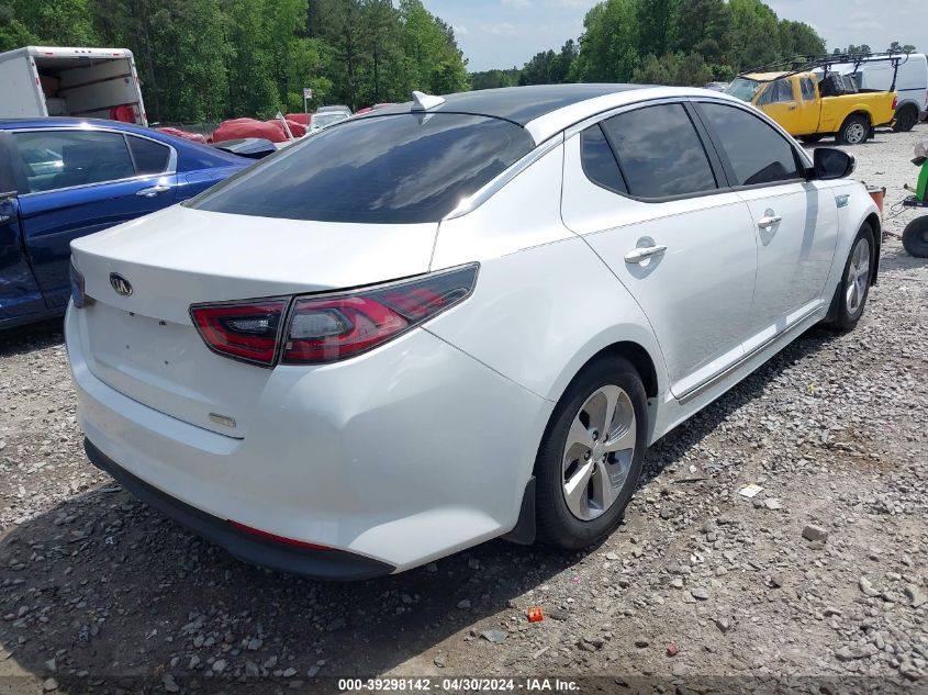 2015 Kia Optima Hybrid VIN: KNAGM4AD3F5089597 Lot: 39298142