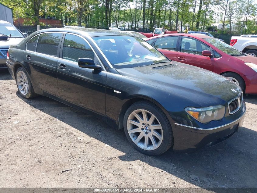 WBAGN63574DS54889 | 2004 BMW 745LI