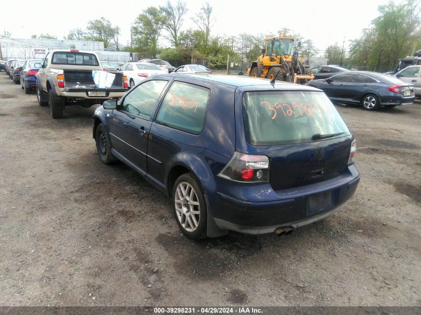 2003 Volkswagen Gti 1.8T VIN: 9BWDE61J534017425 Lot: 39298231