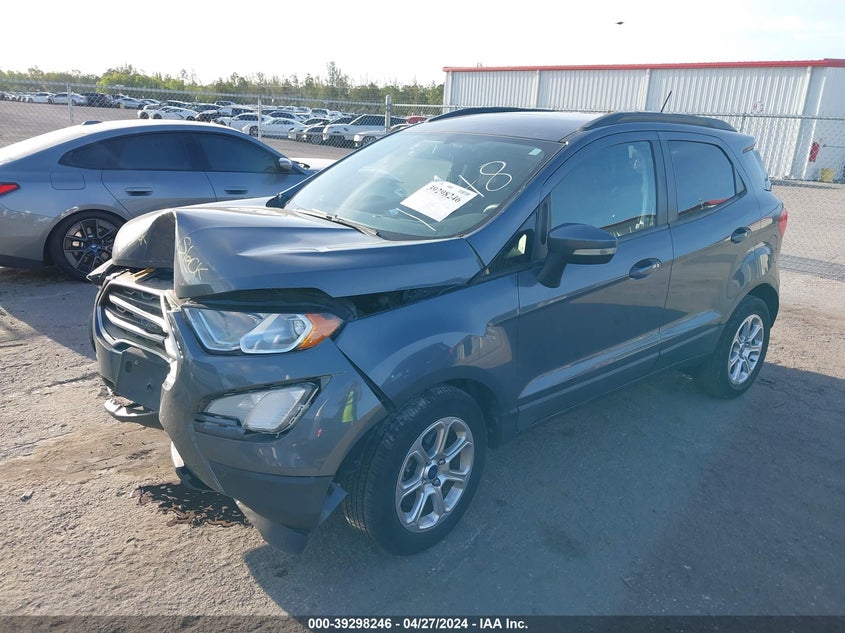 VIN MAJ3P1TE2JC211048 2018 FORD ECOSPORT SE