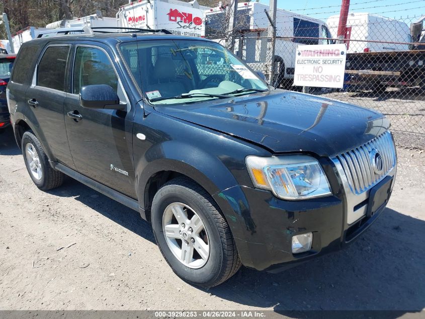 2008 Mercury Mariner Hybrid VIN: 4M2CU39H68KJ01775 Lot: 39298253