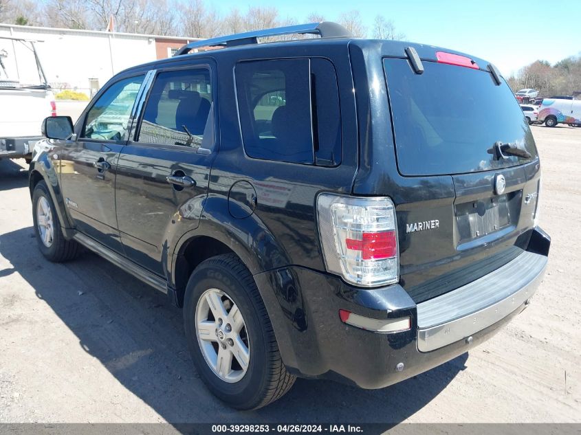 2008 Mercury Mariner Hybrid VIN: 4M2CU39H68KJ01775 Lot: 39298253