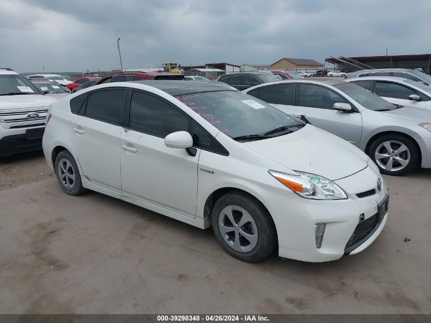 2014 Toyota Prius Three VIN: JTDKN3DU6E1741361 Lot: 39298348