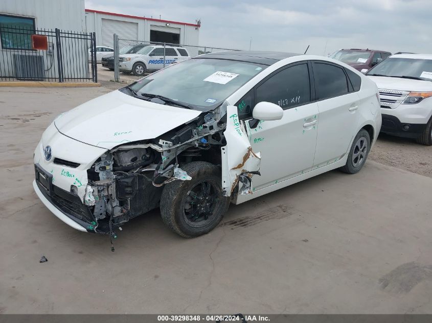 2014 Toyota Prius Three VIN: JTDKN3DU6E1741361 Lot: 39298348