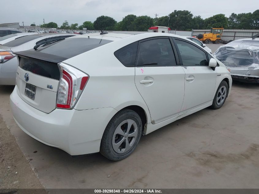 2014 Toyota Prius Three VIN: JTDKN3DU6E1741361 Lot: 39298348