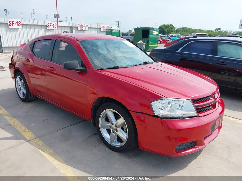 2013 DODGE AVENGER SE V6 - 1C3CDZAG7DN769643