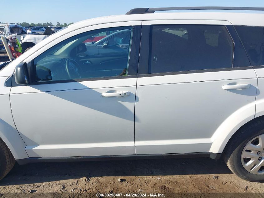 2018 Dodge Journey Se VIN: 3C4PDCAB5JT444516 Lot: 39298487