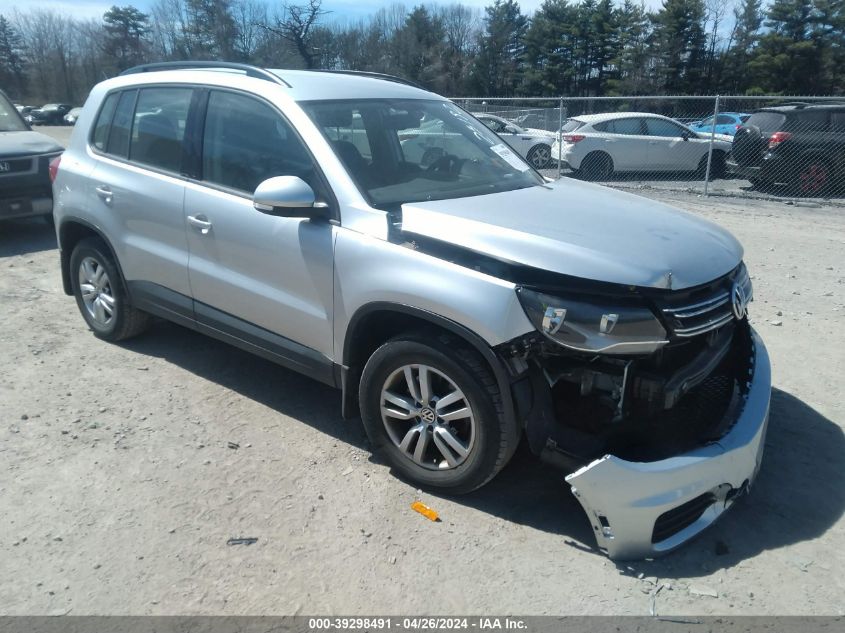 2017 VOLKSWAGEN TIGUAN 2.0T S - WVGBV7AX7HK004685