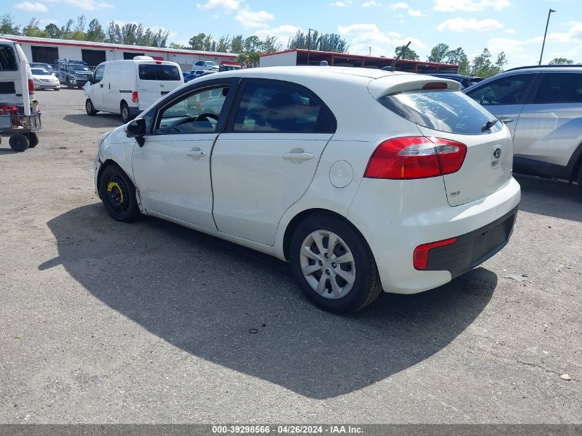 2016 Kia Rio Lx VIN: KNADM5A38G6625679 Lot: 39298566