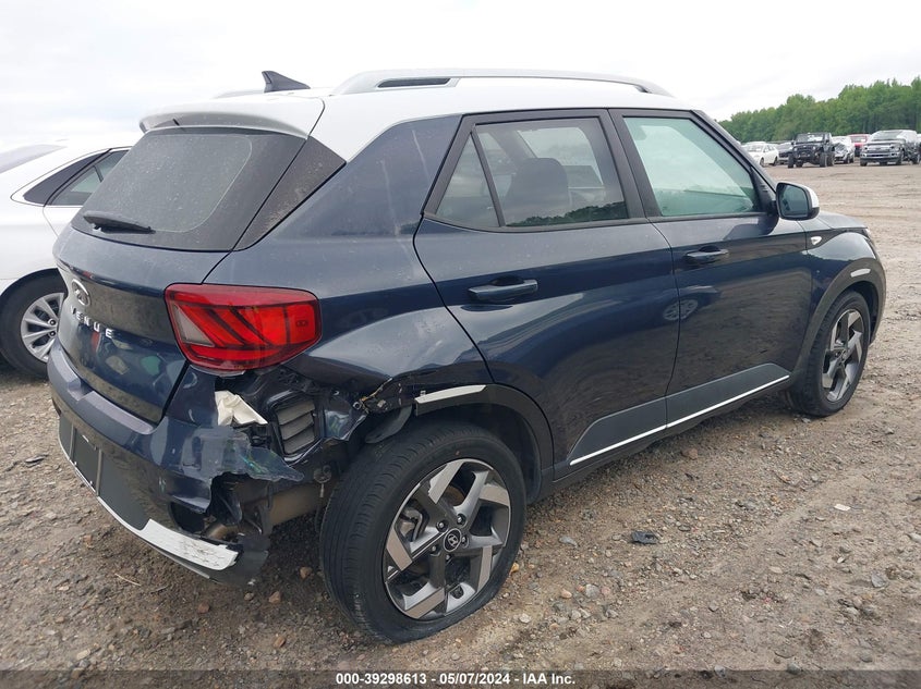 2022 Hyundai Venue Limited VIN: KMHRC8A36NU160059 Lot: 39298613