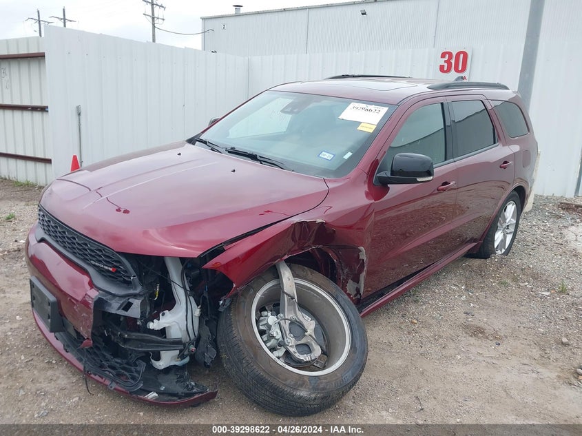 VIN 1C4RDHDG0PC624939 2023 DODGE DURANGO GT PLUS RWD