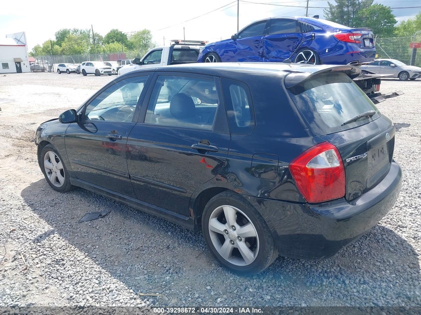 2007 Kia Spectra5 Sx VIN: KNAFE161175004103 Lot: 39298672