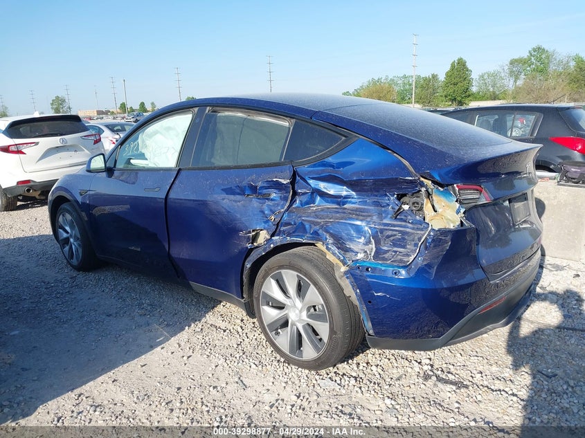 VIN 5YJYGDEE5MF075312 2021 TESLA MODEL Y