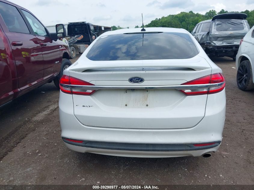 2018 Ford Fusion S VIN: 3FA6P0G72JR195244 Lot: 39298977