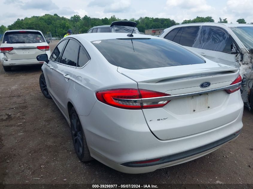 2018 Ford Fusion S VIN: 3FA6P0G72JR195244 Lot: 39298977