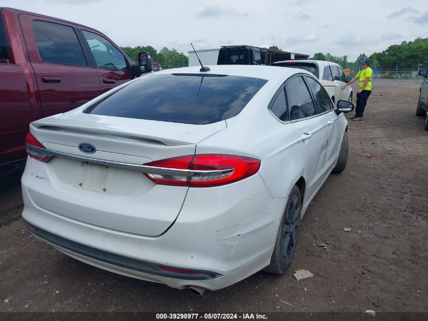 2018 Ford Fusion S VIN: 3FA6P0G72JR195244 Lot: 39298977