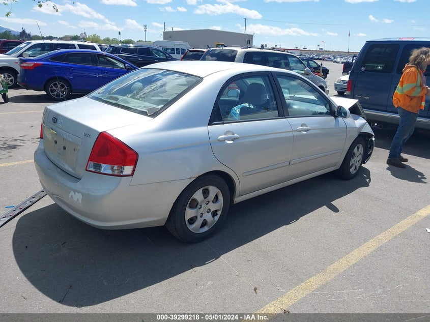 2008 Kia Spectra Ex VIN: KNAFE121485499615 Lot: 39299218