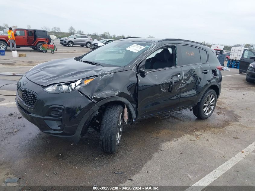 2022 Kia Sportage Nightfall Edition VIN: KNDP6CAC4N7014666 Lot: 39299238