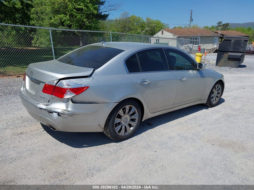 2011 Hyundai Genesis 3.8 VIN: KMHGC4DEXBU11753 Lot: 39299302