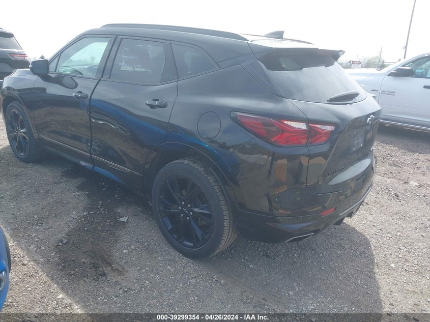 VIN 3GNKBJRS9KS604372 2019 CHEVROLET BLAZER RS