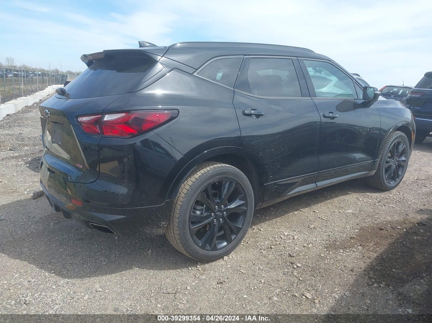 VIN 3GNKBJRS9KS604372 2019 CHEVROLET BLAZER RS
