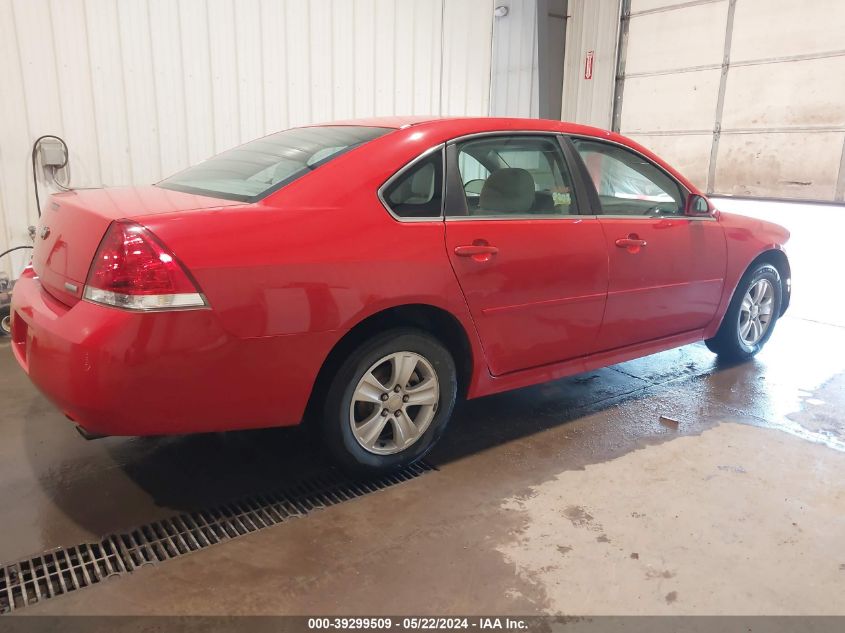 2013 Chevrolet Impala Ls VIN: 2G1WF5E32D1144158 Lot: 39299509