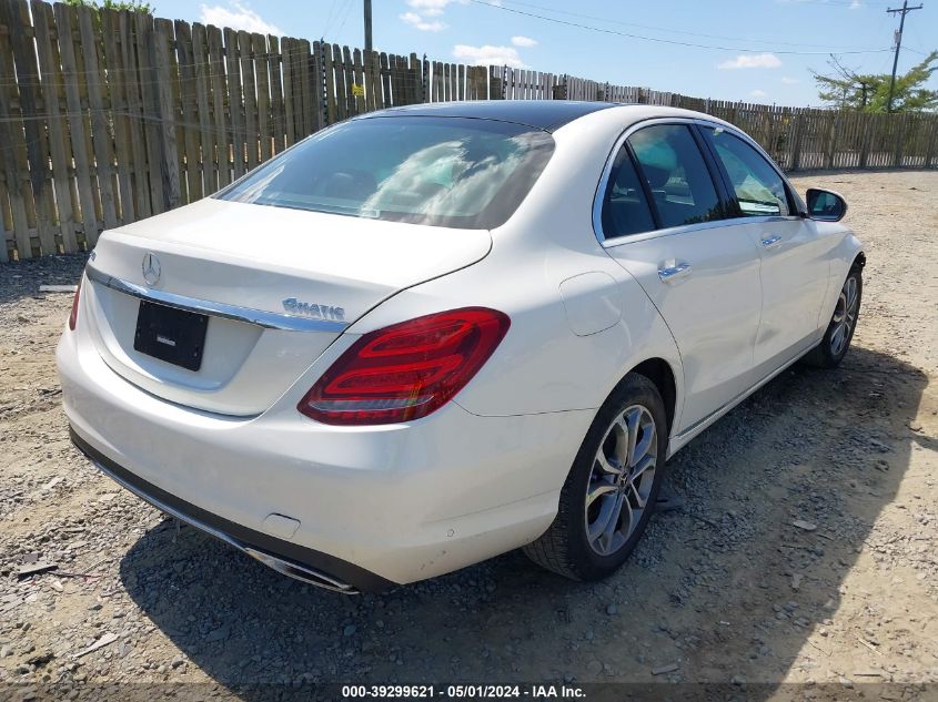 2018 Mercedes-Benz C 300 4Matic VIN: WDDWF4KB1JR413563 Lot: 39299621