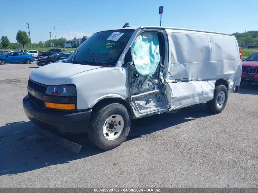 2020 Chevrolet Express Cargo Rwd 2500 Regular Wheelbase Wt VIN: 1GCWGAF18L1272919 Lot: 39299752