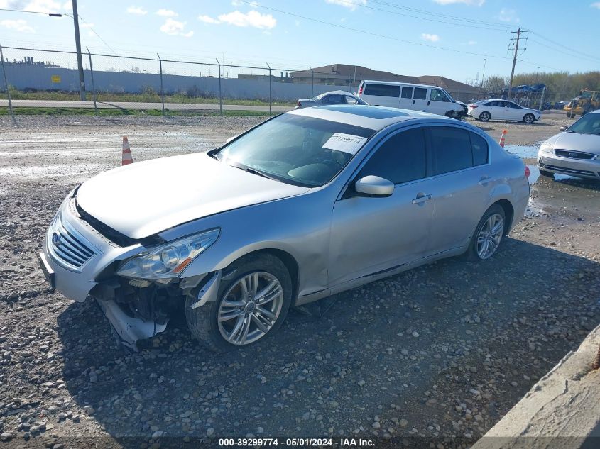 2013 Infiniti G37X VIN: JN1CV6AR2DM770149 Lot: 39299774