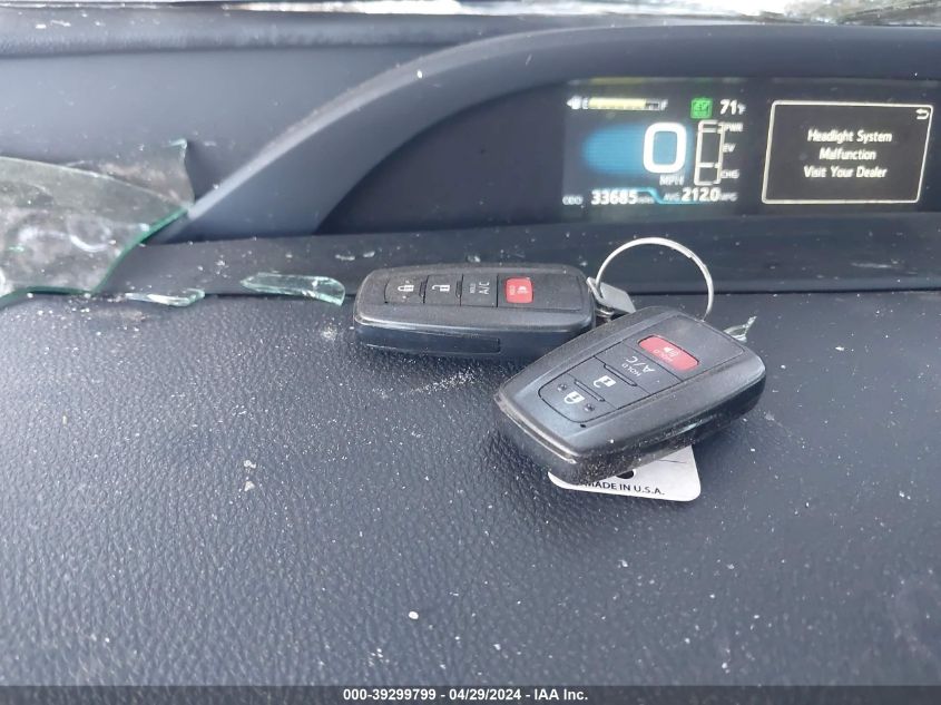 2021 Toyota Prius Prime Le VIN: JTDKAMFP6M3196824 Lot: 39545761