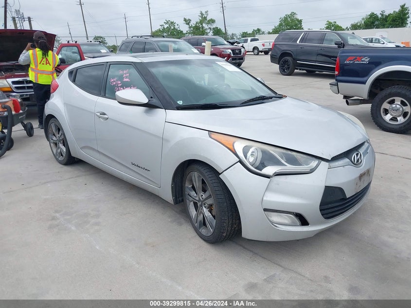 2016 Hyundai Veloster VIN: KMHTC6AD1GU281829 Lot: 39299815