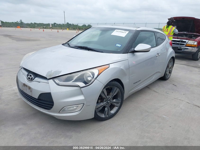 2016 Hyundai Veloster VIN: KMHTC6AD1GU281829 Lot: 39299815