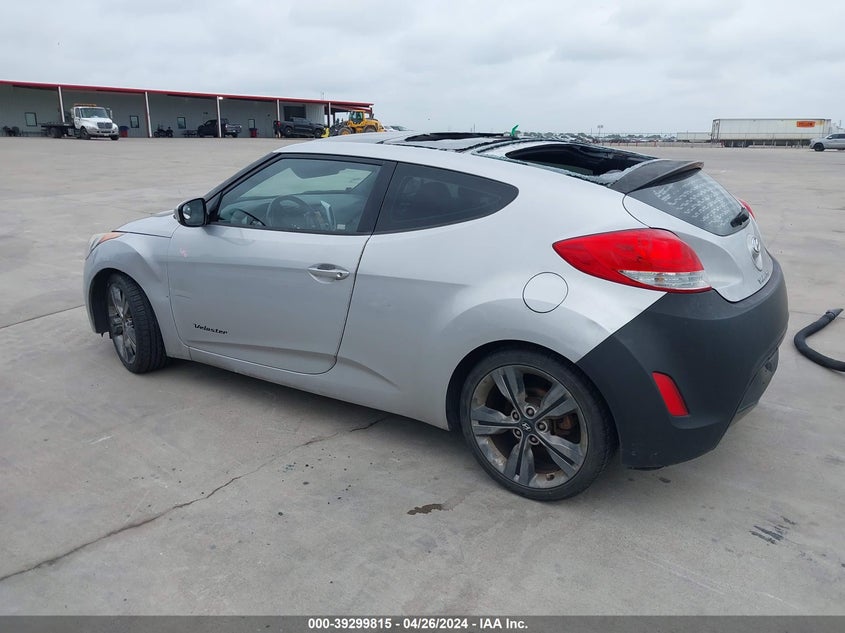 2016 Hyundai Veloster VIN: KMHTC6AD1GU281829 Lot: 39299815