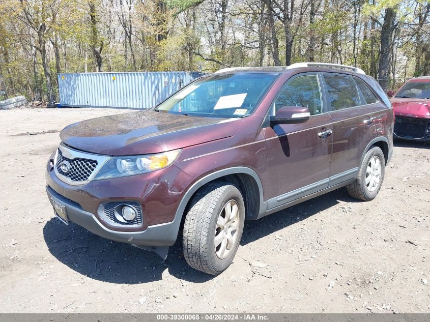 2013 Kia Sorento Lx VIN: 5XYKT3A66DG379509 Lot: 39300065