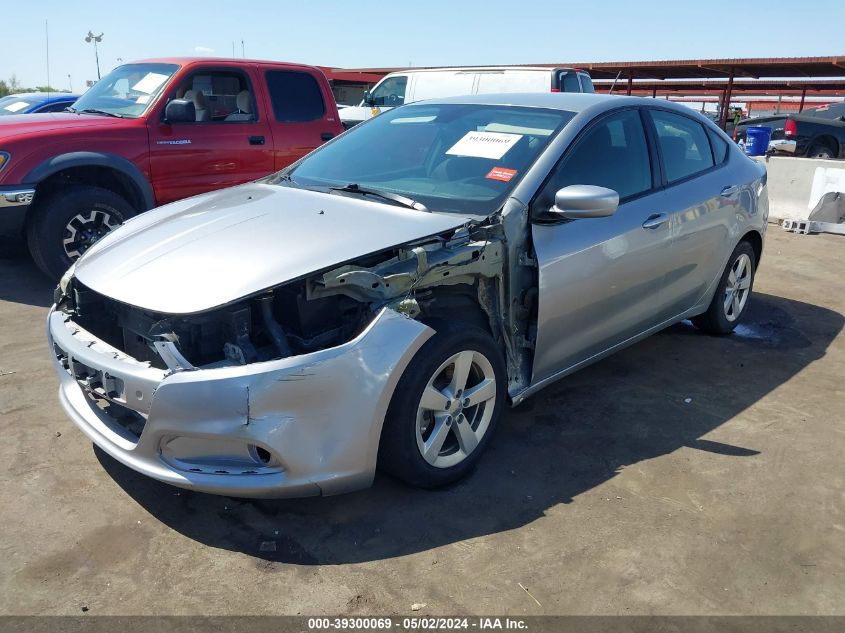 2015 Dodge Dart Sxt VIN: 1C3CDFBB2FD140897 Lot: 39300069