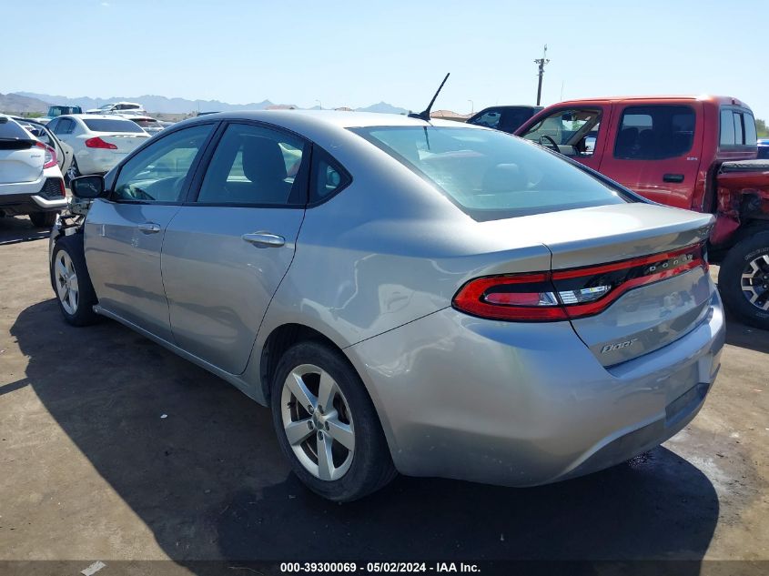 2015 Dodge Dart Sxt VIN: 1C3CDFBB2FD140897 Lot: 39300069