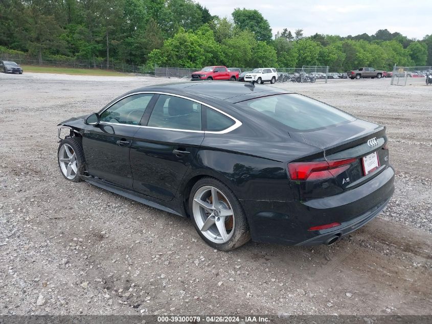 2018 Audi A5 2.0T Premium VIN: WAUENCF51JA093602 Lot: 39300079