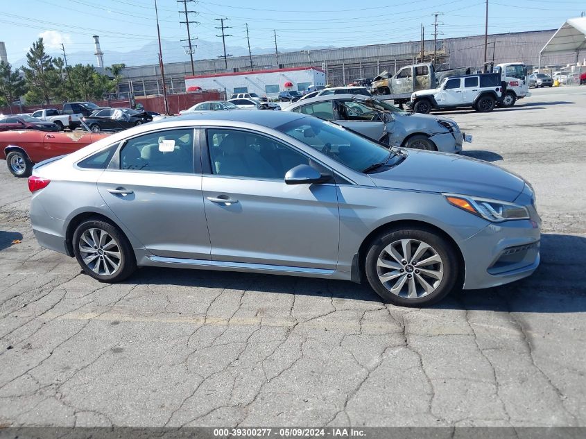 2017 Hyundai Sonata Sport VIN: 5NPE34AFXHH439485 Lot: 39300277