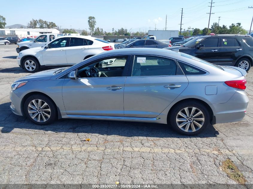 2017 HYUNDAI SONATA SPORT - 5NPE34AFXHH439485