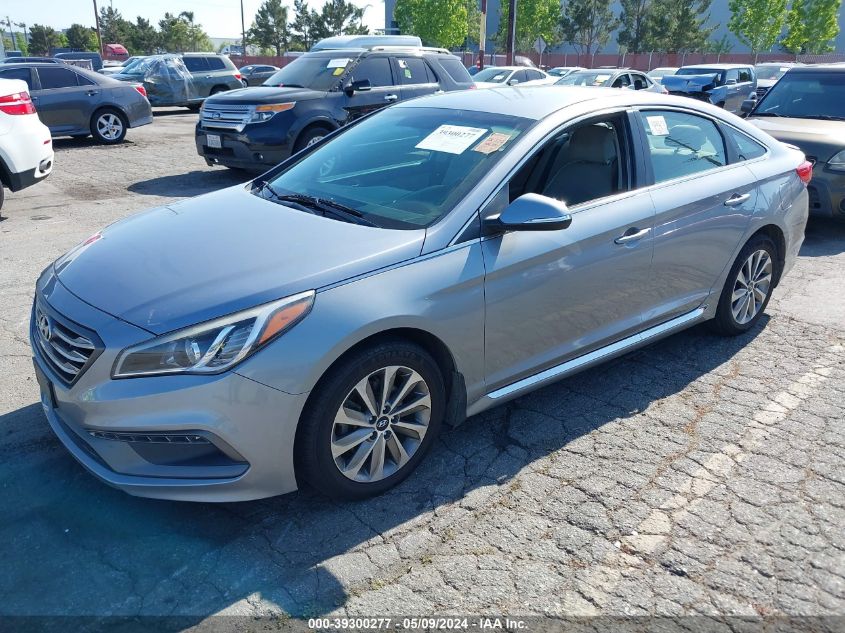 2017 Hyundai Sonata Sport VIN: 5NPE34AFXHH439485 Lot: 39300277