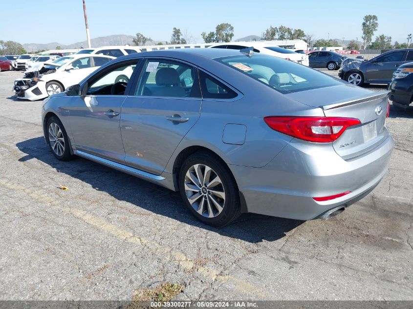 2017 HYUNDAI SONATA SPORT - 5NPE34AFXHH439485