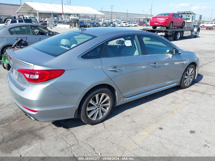 2017 Hyundai Sonata Sport VIN: 5NPE34AFXHH439485 Lot: 39300277