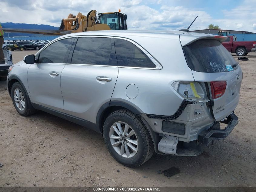 2019 KIA SORENTO 2.4L L - 5XYPG4A32KG581105