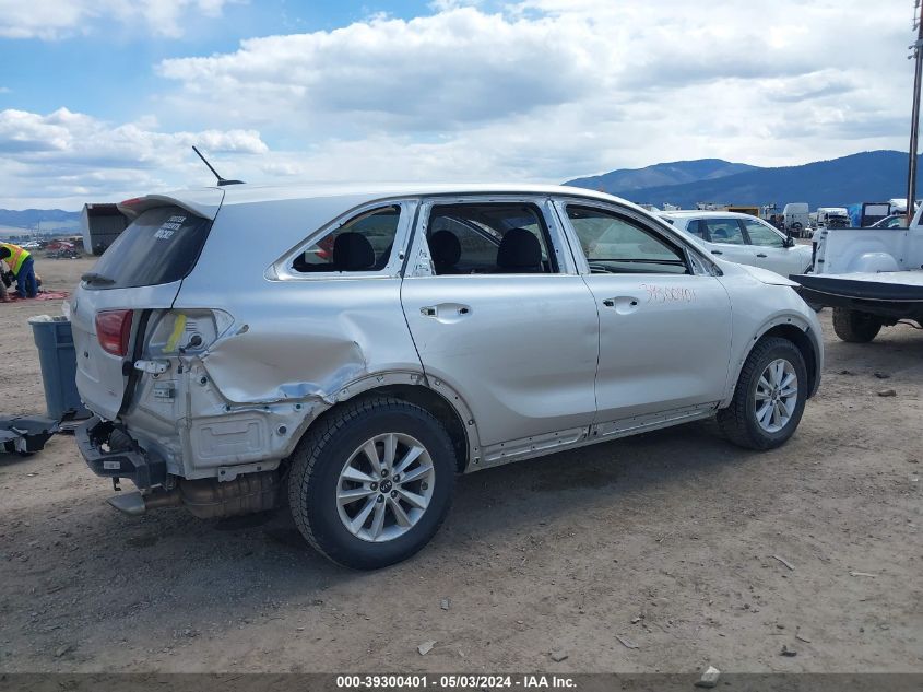 2019 KIA SORENTO 2.4L L - 5XYPG4A32KG581105