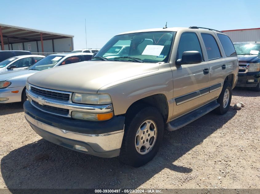 2005 Chevrolet Tahoe Ls VIN: 1GNEC13V55R148410 Lot: 39300497