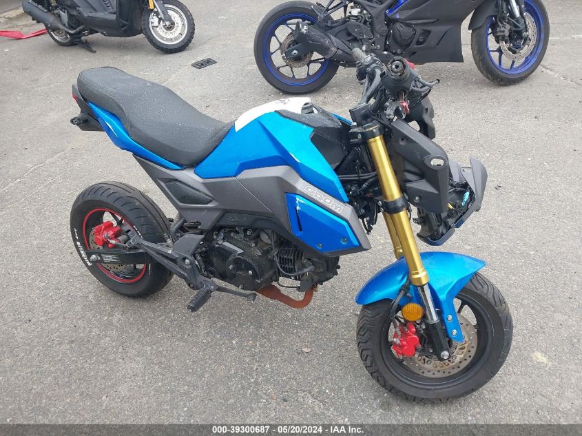 2018 Honda Grom 125 VIN: MLHJC7551J5001278 Lot: 39300687