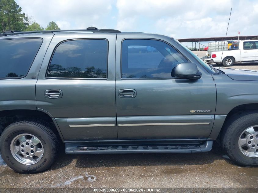 2001 Chevrolet Tahoe Lt VIN: 1GNEC13T51R129400 Lot: 39300689